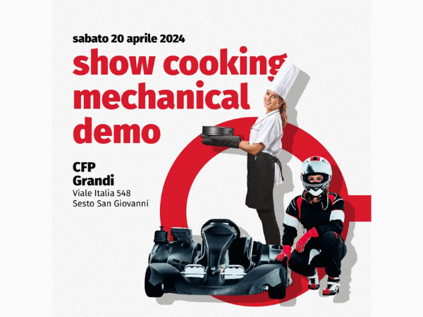 Sesto San Giovanni, alla scuola Achille Grandi: Show Cooking Mechanical demo