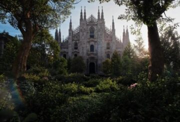 Milano, Talee di Rododendro in omaggio per l’inaugurazione delle nuove aiuole in Duomo