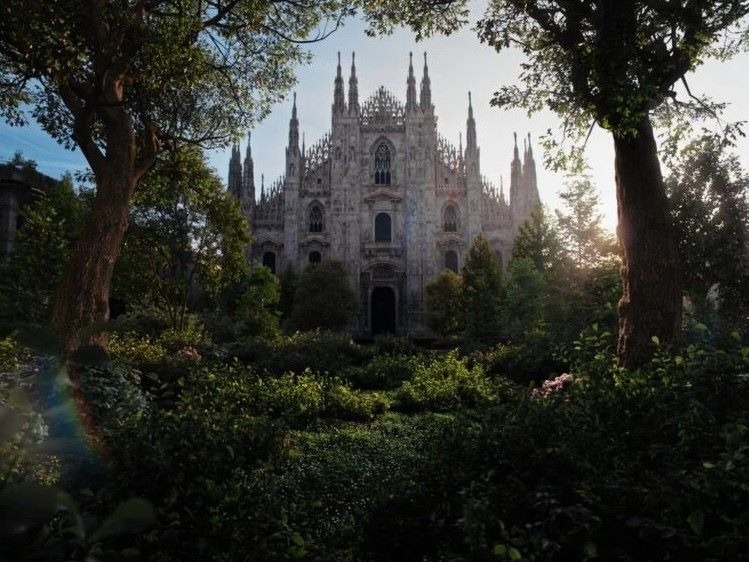 Milano inaugura le nuove aiuole di Piazza Duomo, Talee di Rododengo in omaggio per tutti