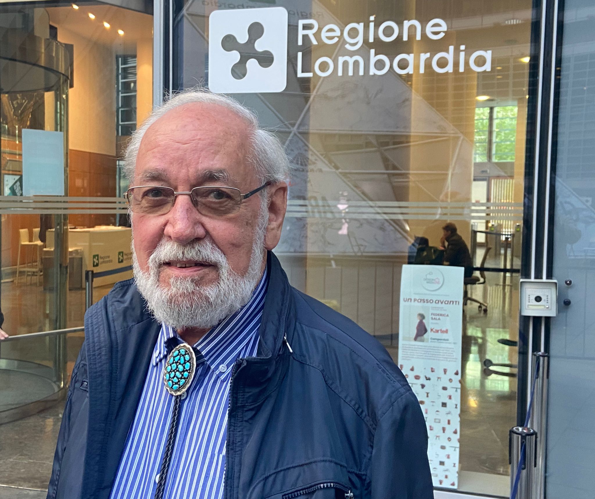 Giuliano Luciano Redaelli, recordman 83enne di visite al Belvedere di Palazzo Lombardia