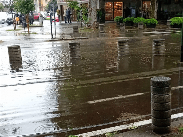 Record di pioggia a Milano, disagi anche a Sesto San Giovanni
