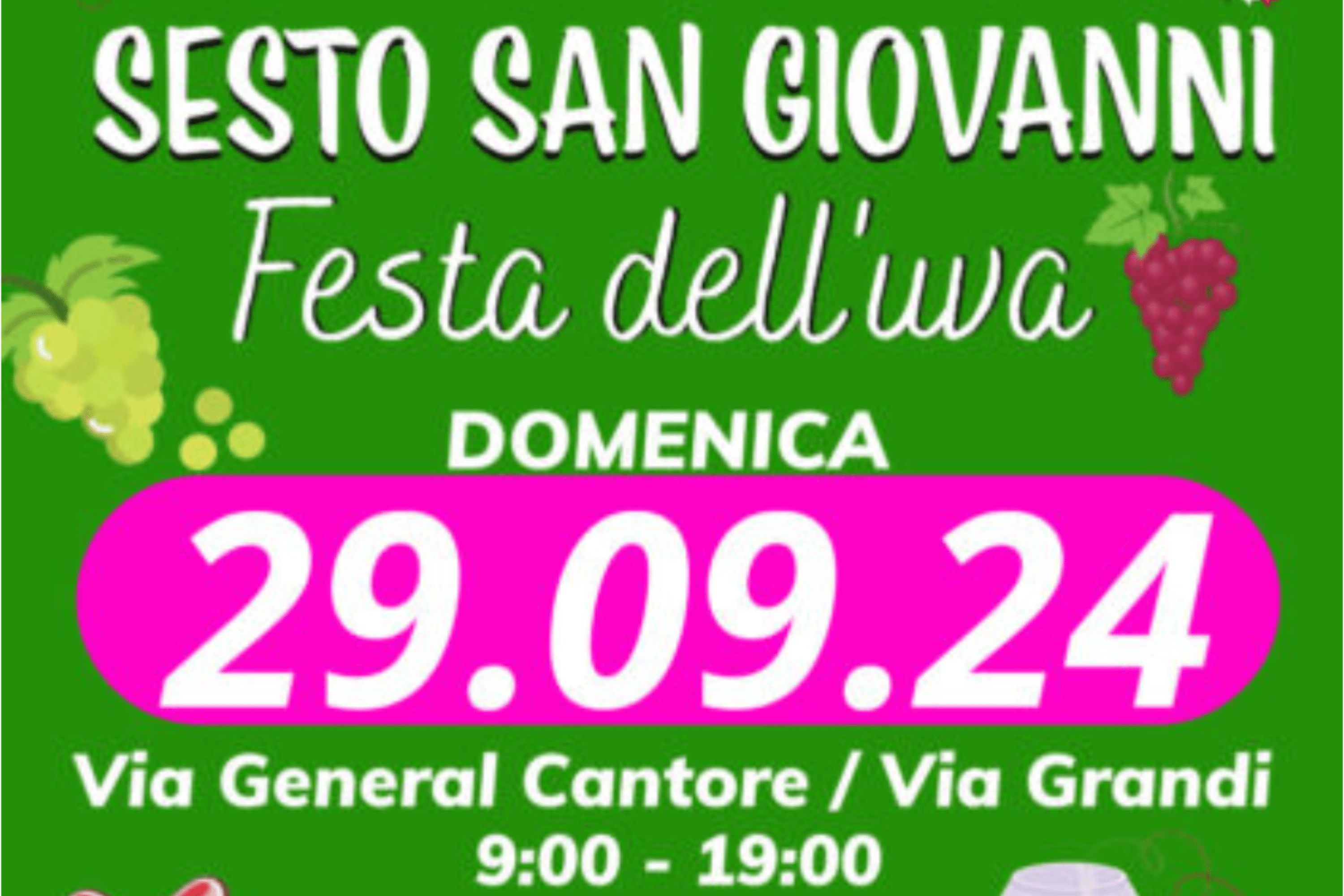 Sesto San Giovanni, ritorna la Festa dell’Uva: bancarelle, giochi e modifiche alla viabilità
