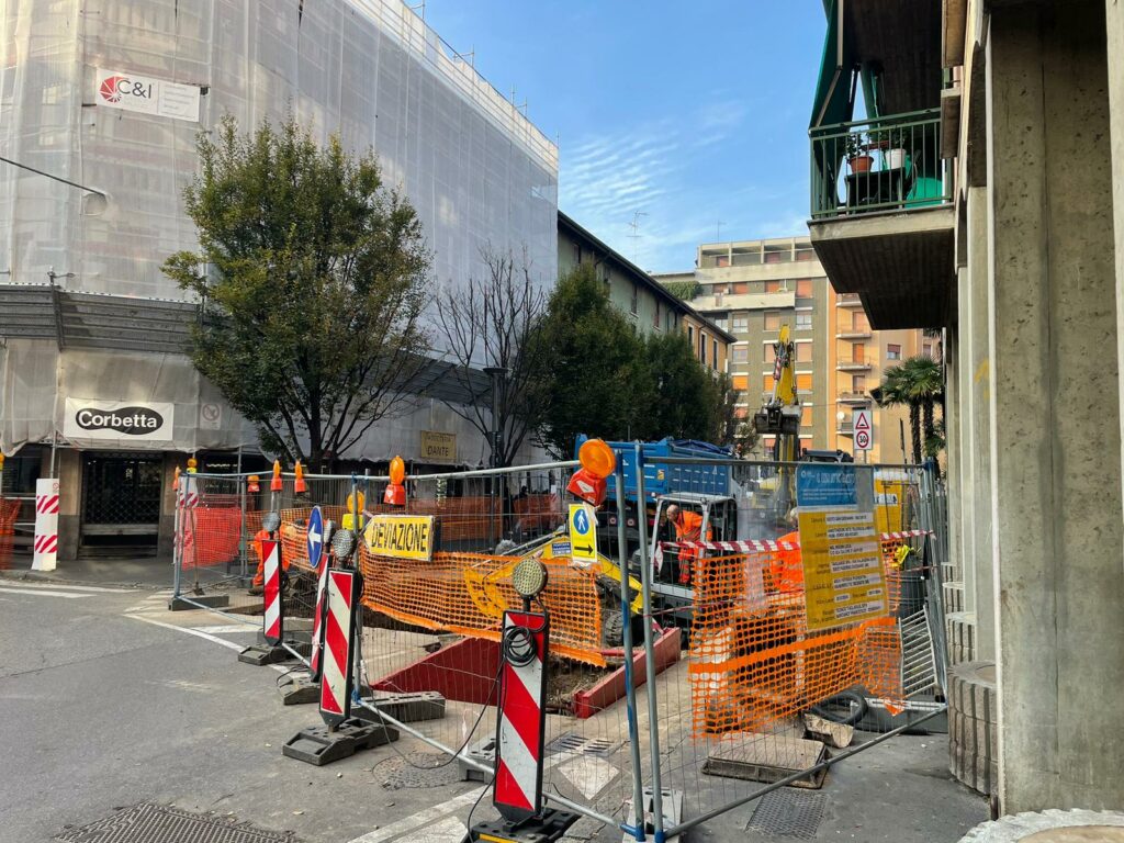 Sesto San Giovanni, lavori stradali tra via Dante e via Garibaldi: ecco le alternative