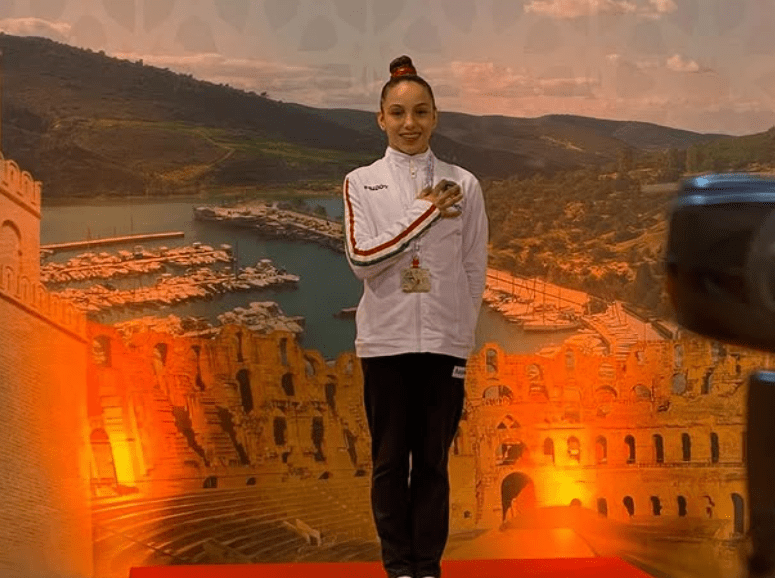 Sofia Frenna, giovane promessa della Geas Ginnastica, trionfa ai Giochi del Mediterraneo