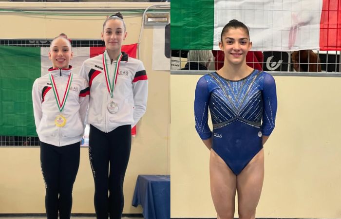 Geas Ginnastica brilla alla finali nazionali: due titoli italiani e podi prestigiosi