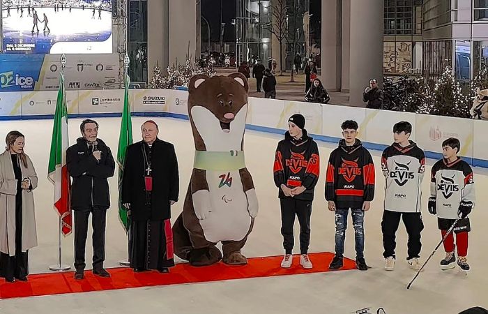 HC Milano Devils di Sesto San Giovanni porta l’hockey sulla pista di Palazzo Lombardia
