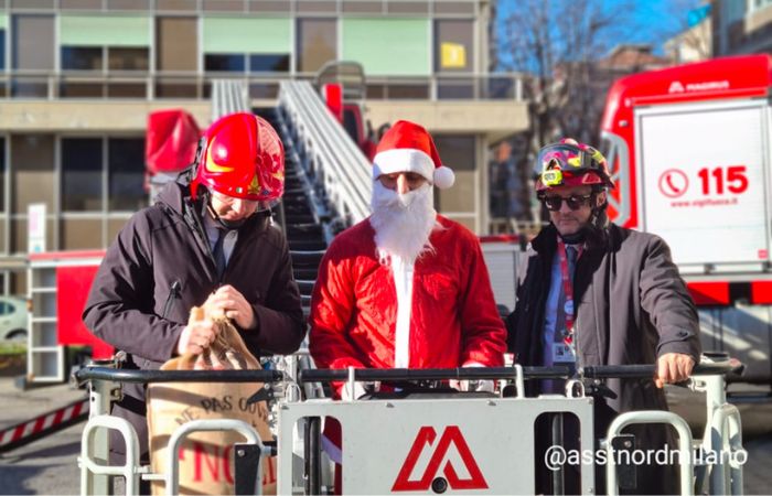 Ospedale di Sesto San Giovanni un Babbo Natale speciale per i pazienti più piccoli