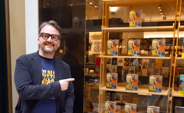 Paolo Roversi alla Libreria Tarantola per presentare il suo ultimo libro