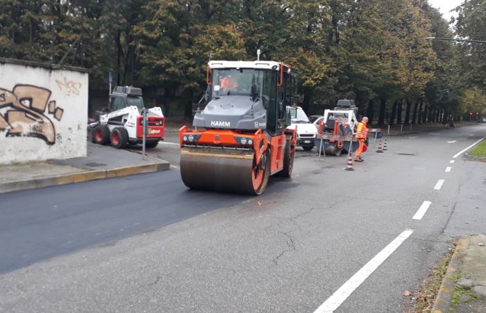 Sesto San Giovanni, due giorni di lavori in Viale Rimembranze