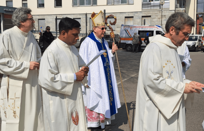 Ospedale Sesto San Giovanni: la santa messa per la festa patronale della cappella