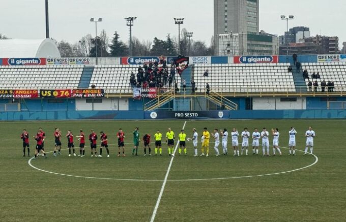 Pro Sesto e Sant’Angelo si dividono la posta: 2-2 al Breda