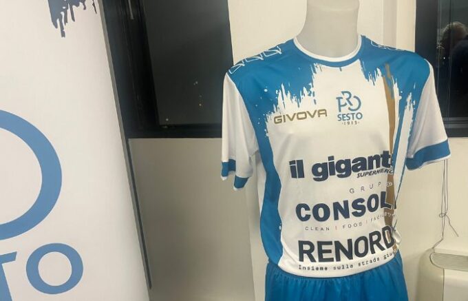 Pro Sesto, presentata la nuova maglia: gli sponsor al fianco del club biancoleste