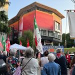 Sesto San Giovanni, presidio sotto al comune in risposta all'intitolazione Ramelli-Pedenovi