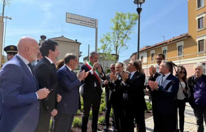 Sesto San Giovanni, intitolato lo slargo a Ramelli e Pedenovi. La Russa: "fari che illuminano il futuro"
