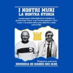 Pro Sesto, la curva omaggia Luigi Pizzochero e Cicci Costa con un tributo sui muri dello stadio