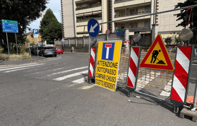 Sesto San Giovanni, si allungano i tempi per la riapertura del sottopasso Campari