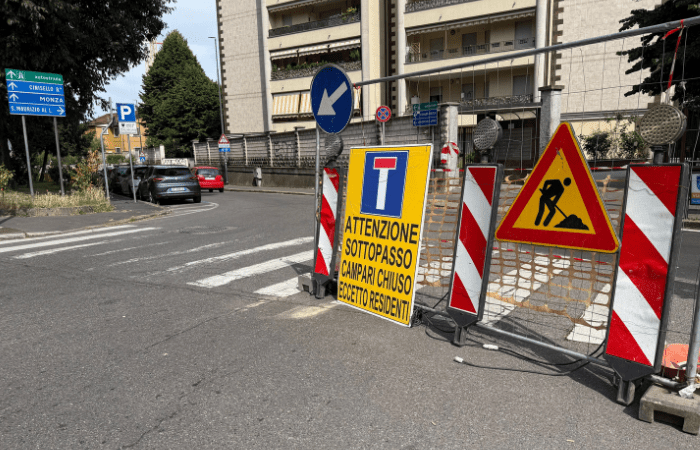 Sesto San Giovanni, si allungano i tempi per la riapertura del sottopasso Campari