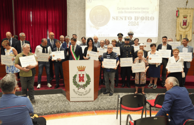Sesto d'Oro, tutto pronto per la consegna della civica benemerenza