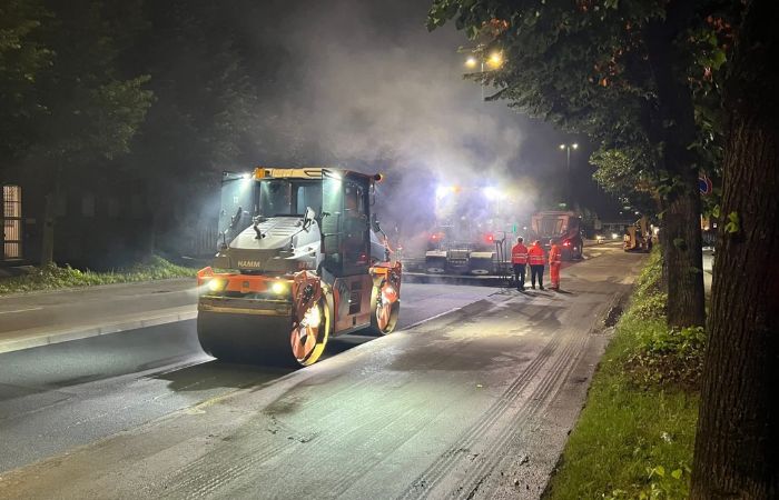 Sesto San Giovanni, lavori notturni in via San Maurizio al Lambro