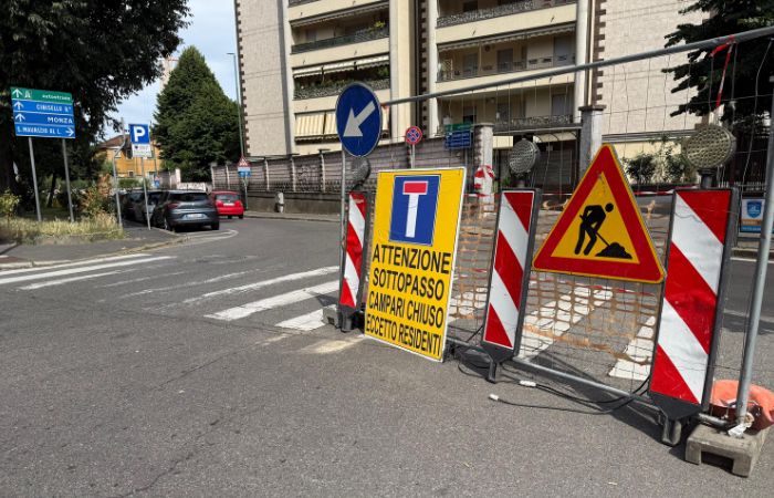 Sesto San Giovanni, chiuso il sottopasso Campari per un guasto: traffico deviato