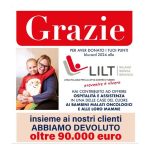 Oltre 90mila euro da Il Gigante e LILT per le Case del Cuore