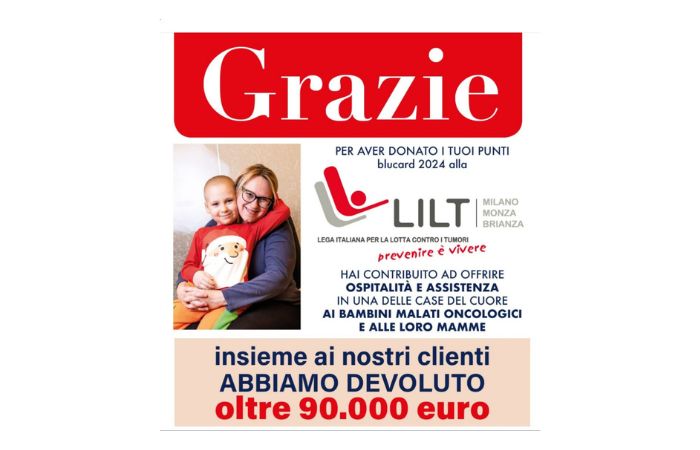 Oltre 90mila euro da Il Gigante e LILT per le Case del Cuore