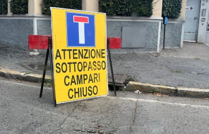 Sesto San Giovanni, slitta ulteriormente la riapertura del sottopasso Campari