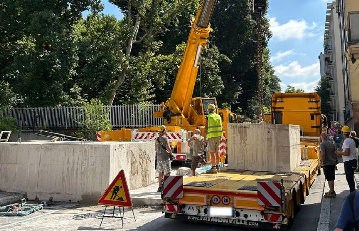 Sesto San Giovanni, via Cesare da Sesto torna alla normalità: rimossi i piloni della gru