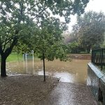 Sesto San Giovanni sommersa dalla pioggia: campo allagato a Spazio Arte