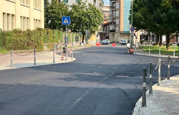 Sesto San Giovanni, conclusi in anticipo i lavori in via Leonardo da Vinci: strada riaperta al traffico