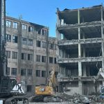 Sesto San Giovanni, in corso la demolizione dell'edificio Magneti Marelli