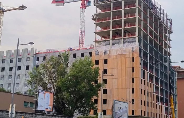 Sesto San Giovanni, avanzano i lavori per lo studentato al confine con Bicocca