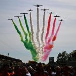 Frecce Tricolori su Sesto San Giovanni: le prove in vista del Gp di Monza