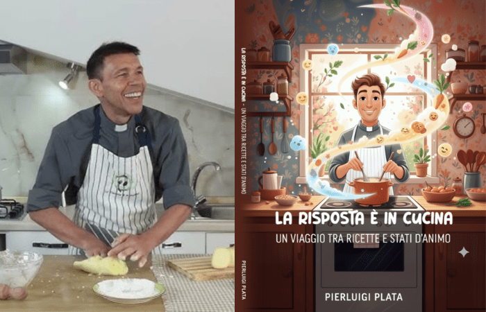 "La risposta è in cucina": il nuovo libro di Don Pierluigi Plata che parla di fede e cucina