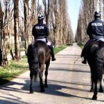 Parco Nord reparto a cavallo Polizia di Stato