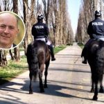parco nord polizia a cavallo simone cairo