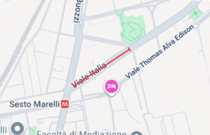 Sesto San Giovanni, chiude al traffico un tratto di viale Italia