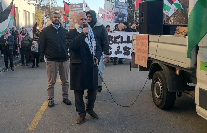 Corteo ProPal a Sesto San Giovanni, presente anche Hannoun
