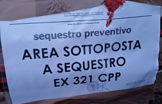 Sesto San Giovanni, sequestrata area con rifiuti sotterrati