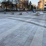 Sesto San Giovanni si risveglia nel gelo: piazza Oldrini e Largo Lamarmora ghiacciate
