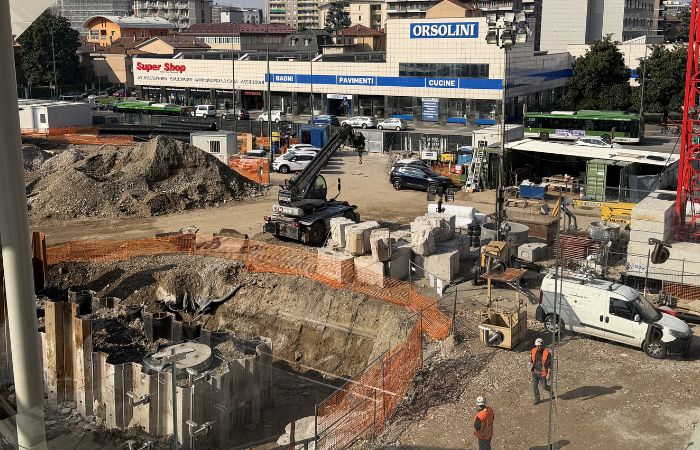 Sesto San Giovanni, dentro il cantiere della nuova stazione a ponte