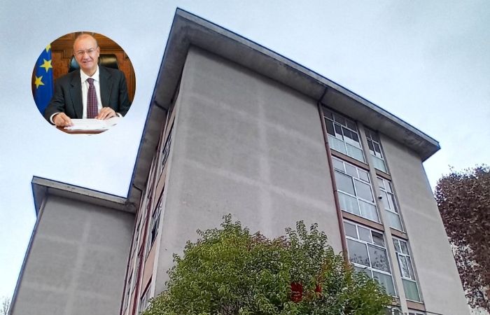 Sesto San Giovanni, il Ministro dell'Istruzione Valditara in visita alla scuuola Marzabotto