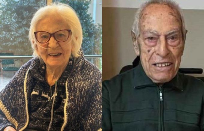 Sesto San Giovanni festeggia i 102 anni di nonno Nunzia e Nonna Lucia
