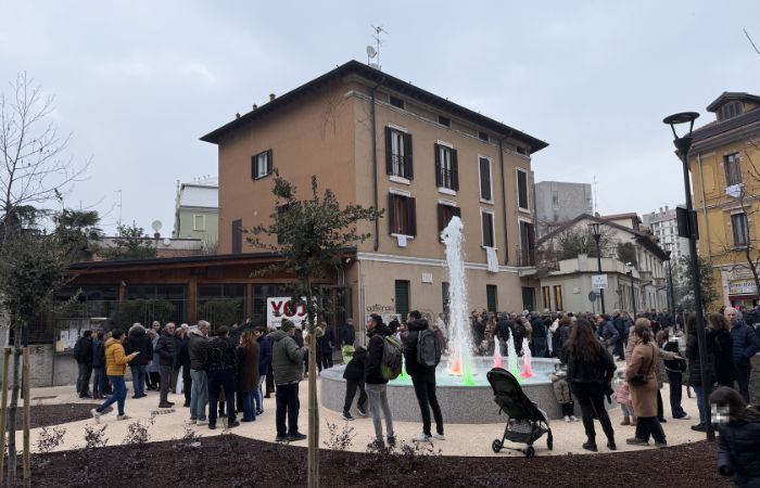 Piazza Trento e Trieste inaugurata tra le proteste dei residenti