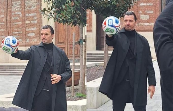 Zlatan Ibrahimović a Sesto San Giovanni, sorpresa in piazza Petazzi