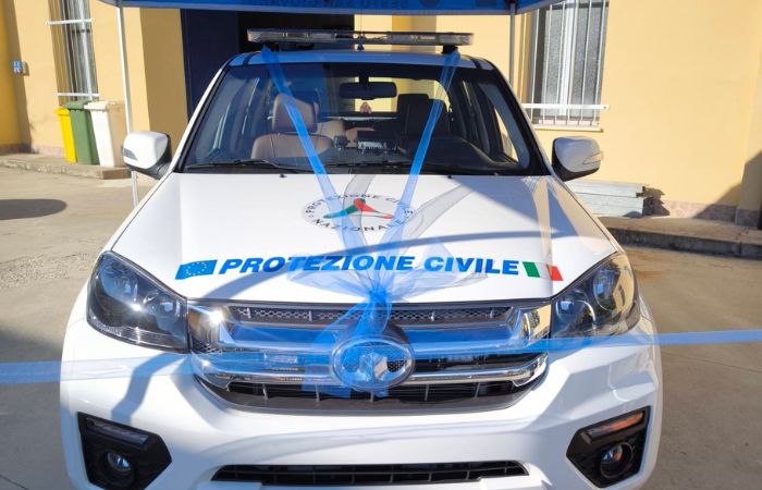 Sesto San Giovanni, un nuovo mezzo per la Protezione civile
