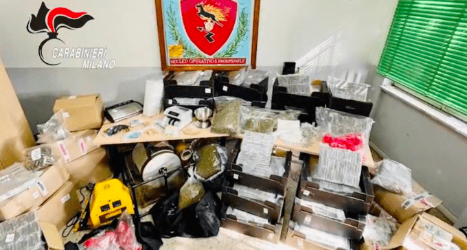 Maxi operazione tra Milano, Monza e Torino dei Carabinieri di Sesto San Giovanni: 13 arresti e mille chili di droga sequestrati