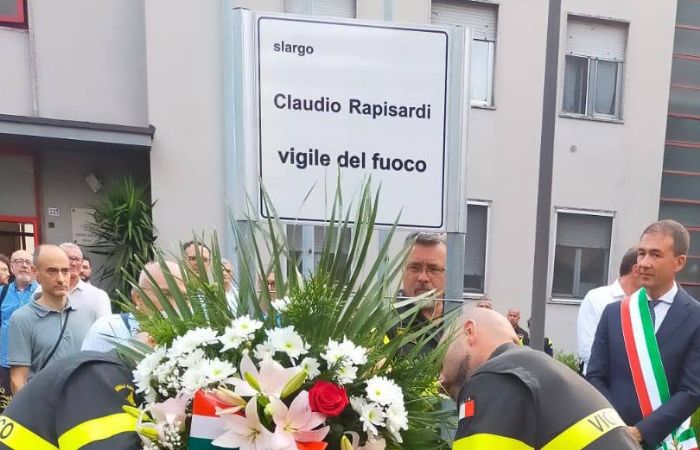 Sesto San Giovanni ricorda il vigile del fuoco Claudio Rapisardi