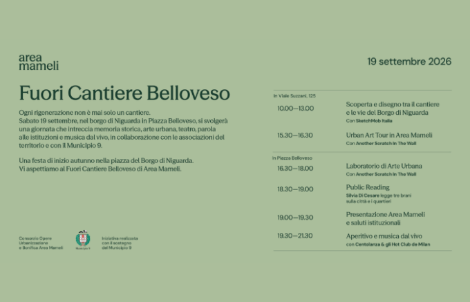 A Niguarda una giornata tra arte, musica e futuro con “Fuori Cantiere Belloveso”
