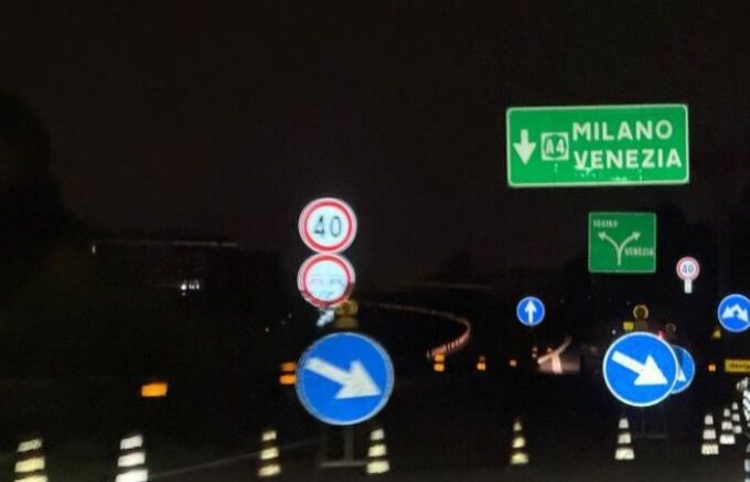 Autostrada A4, cinque notti di chiusure allo svincolo di Cormano